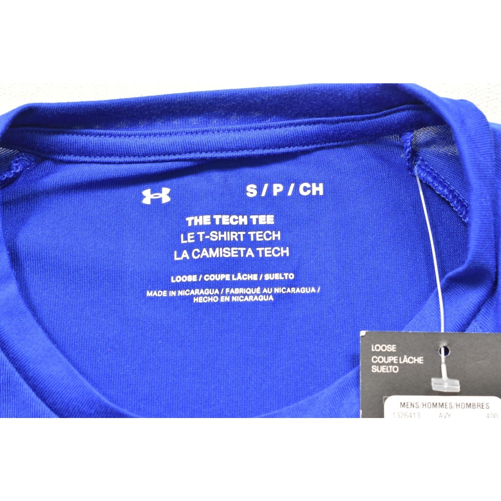 NEW Under Armour UA Tech 2.0 Short Sleeve T-Shirt Loose Fit Blue Size Small