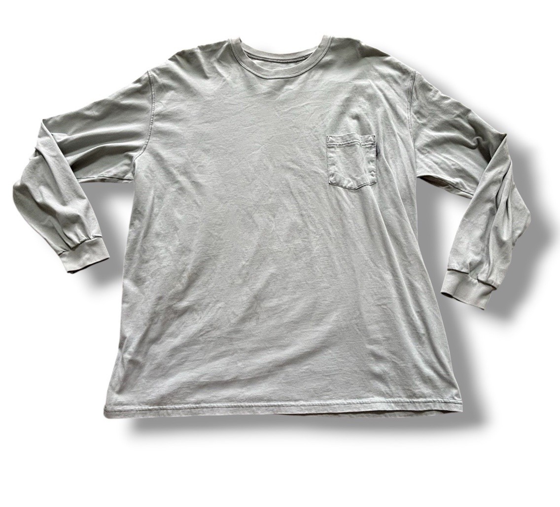 Tyndale Men Gray Fire Resistant 8 Cal HRC 2 Long Sleeve Shirt Size 3XL Reg