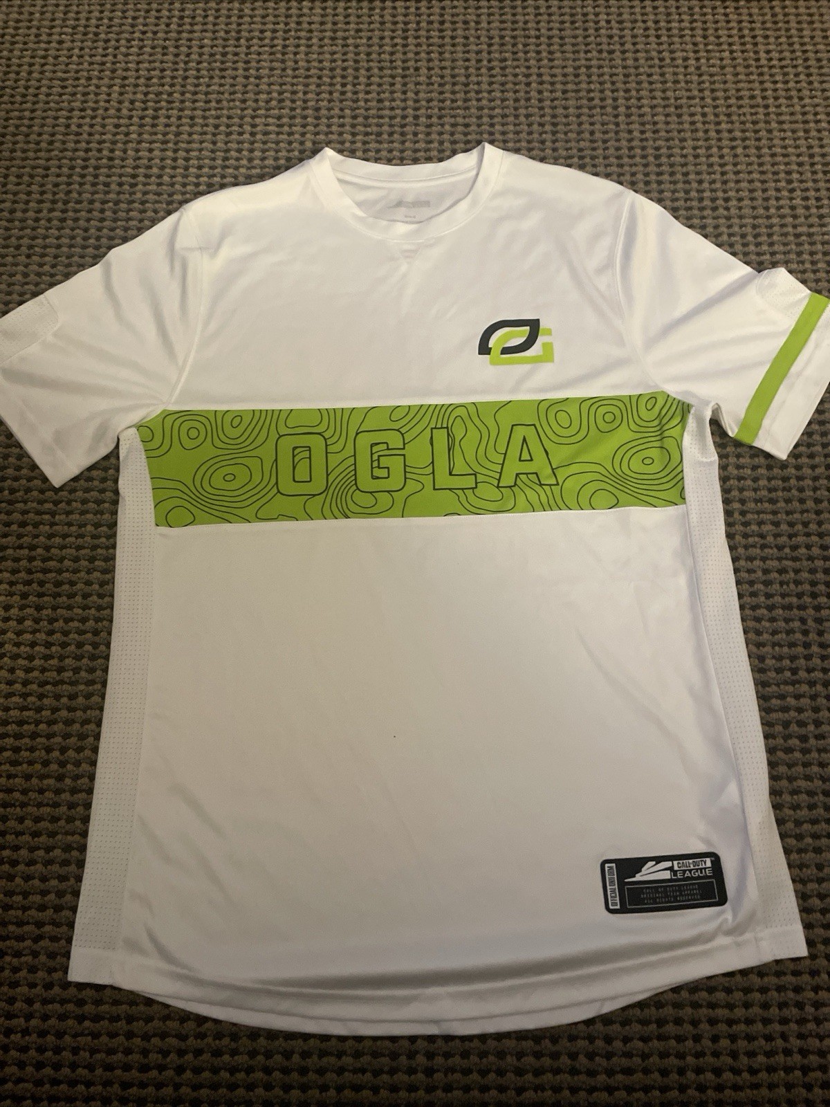 Call of Duty League Mens Los Angeles Optic Gaming OGLA Jersey Mens Medium New