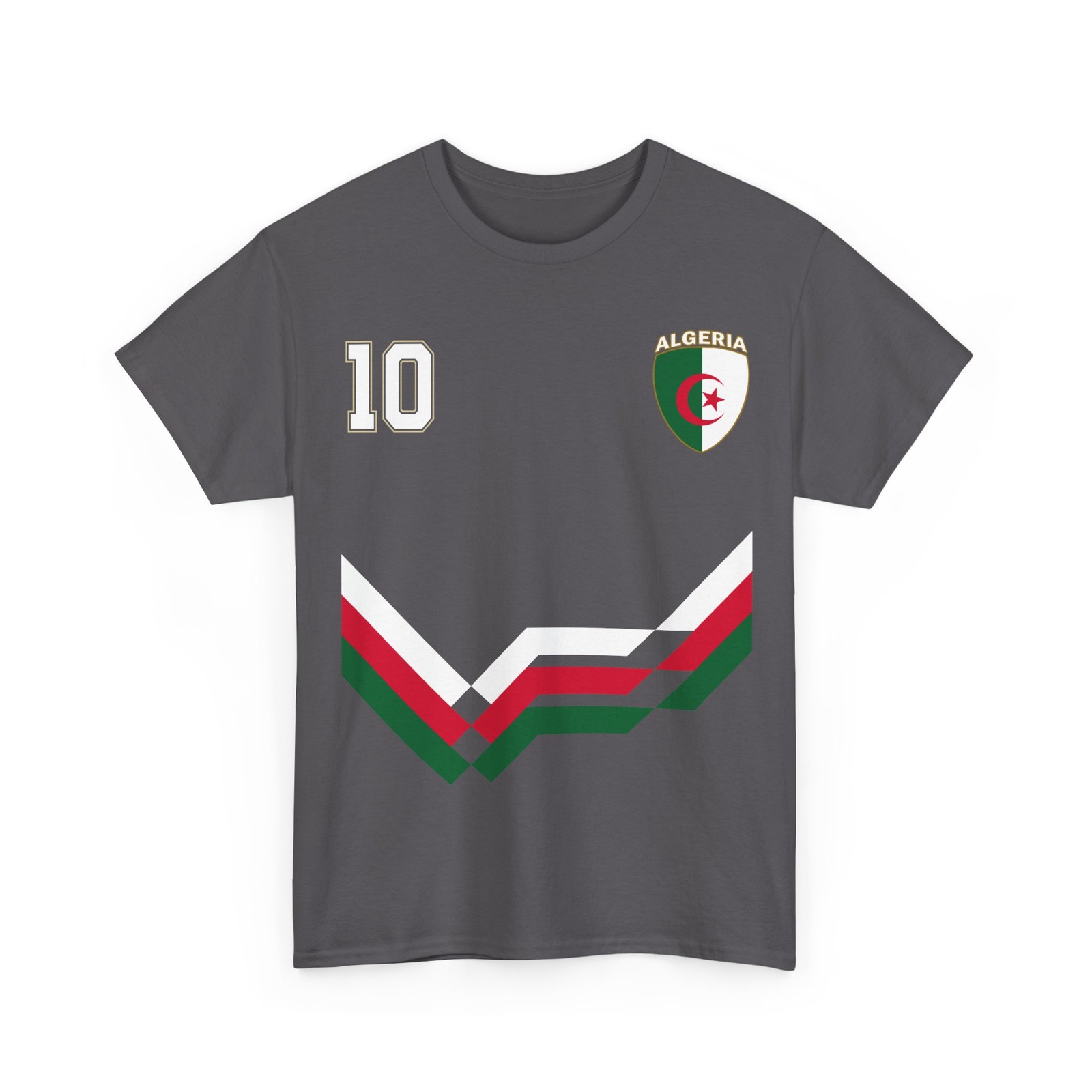 Algeria Soccer Shirt, Algeria Number 10 Soccer Jersey Style Shirt