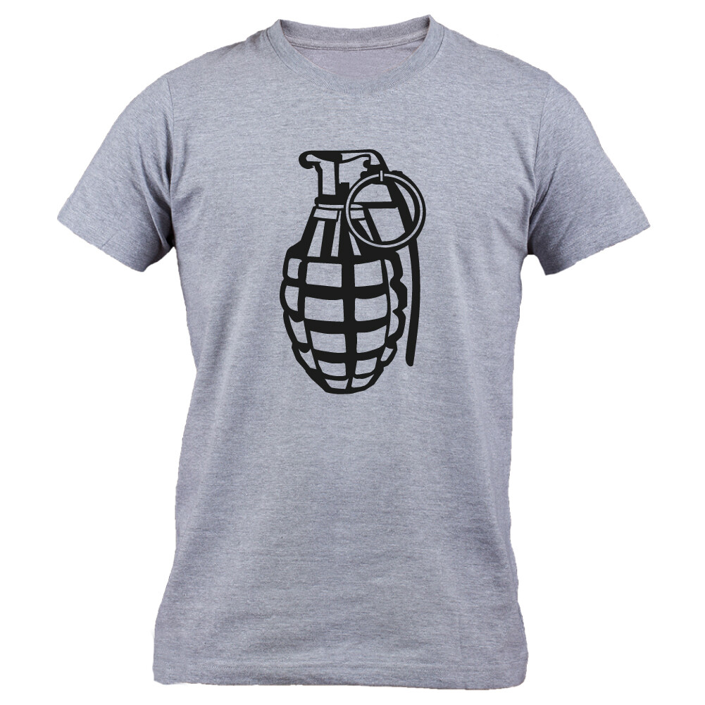 Vintage Retro Hand Grenade Bomb Military Army Special Forces Tee Men’s T-shirt