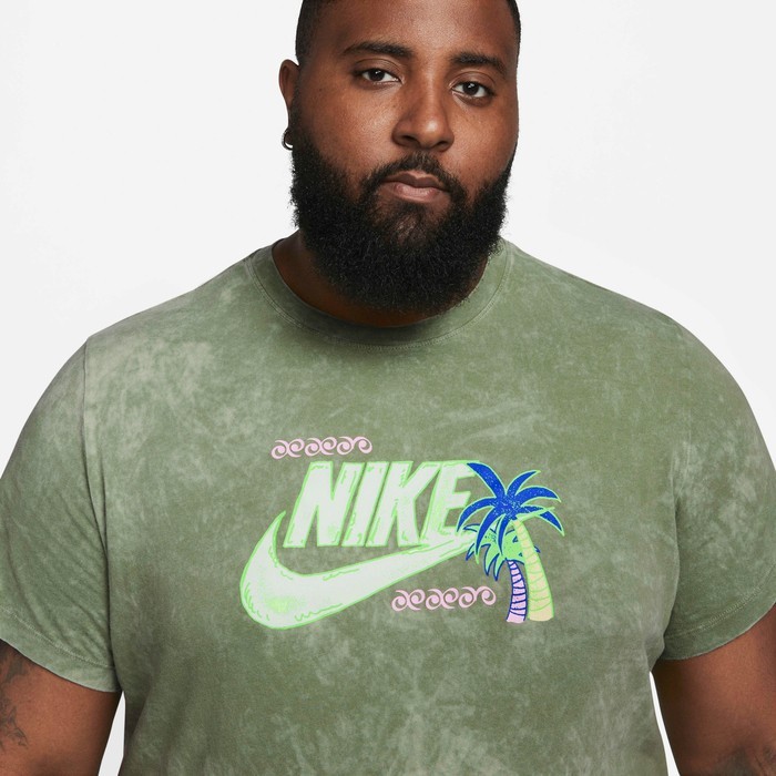 Nike Sportswear Men’s Oil Green / Cool Grey T-Shirt