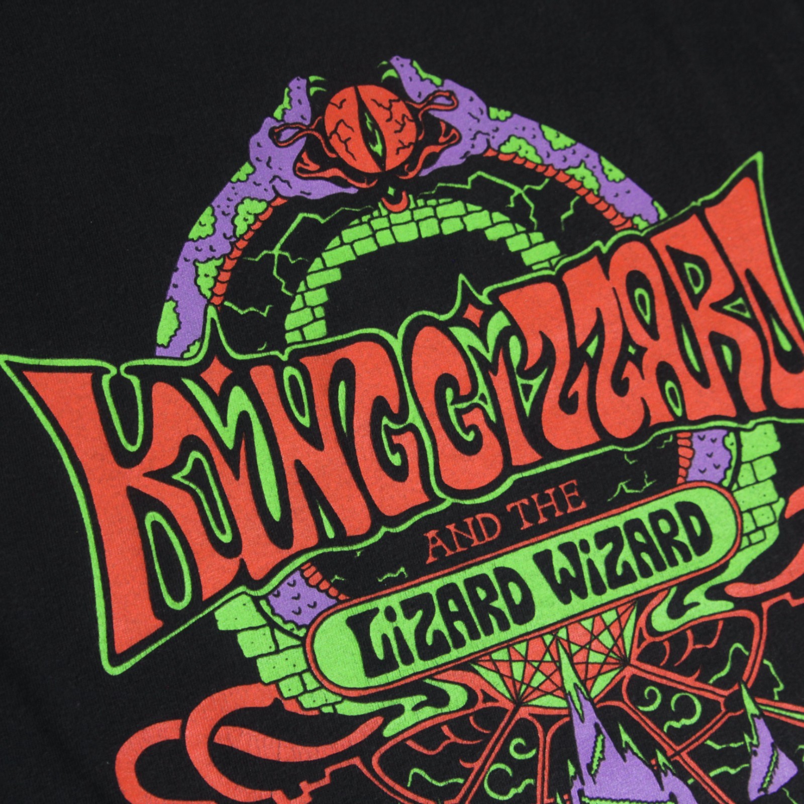 King Gizzard & the Lizard Wizard T Shirt L Snake Mountain Merch Band Concert Tee