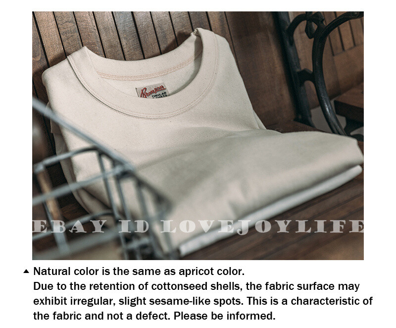 BRONSON Heavyweight Basic t Solid Cotton Loopwheel Tubular Athletic t Shirts Tee