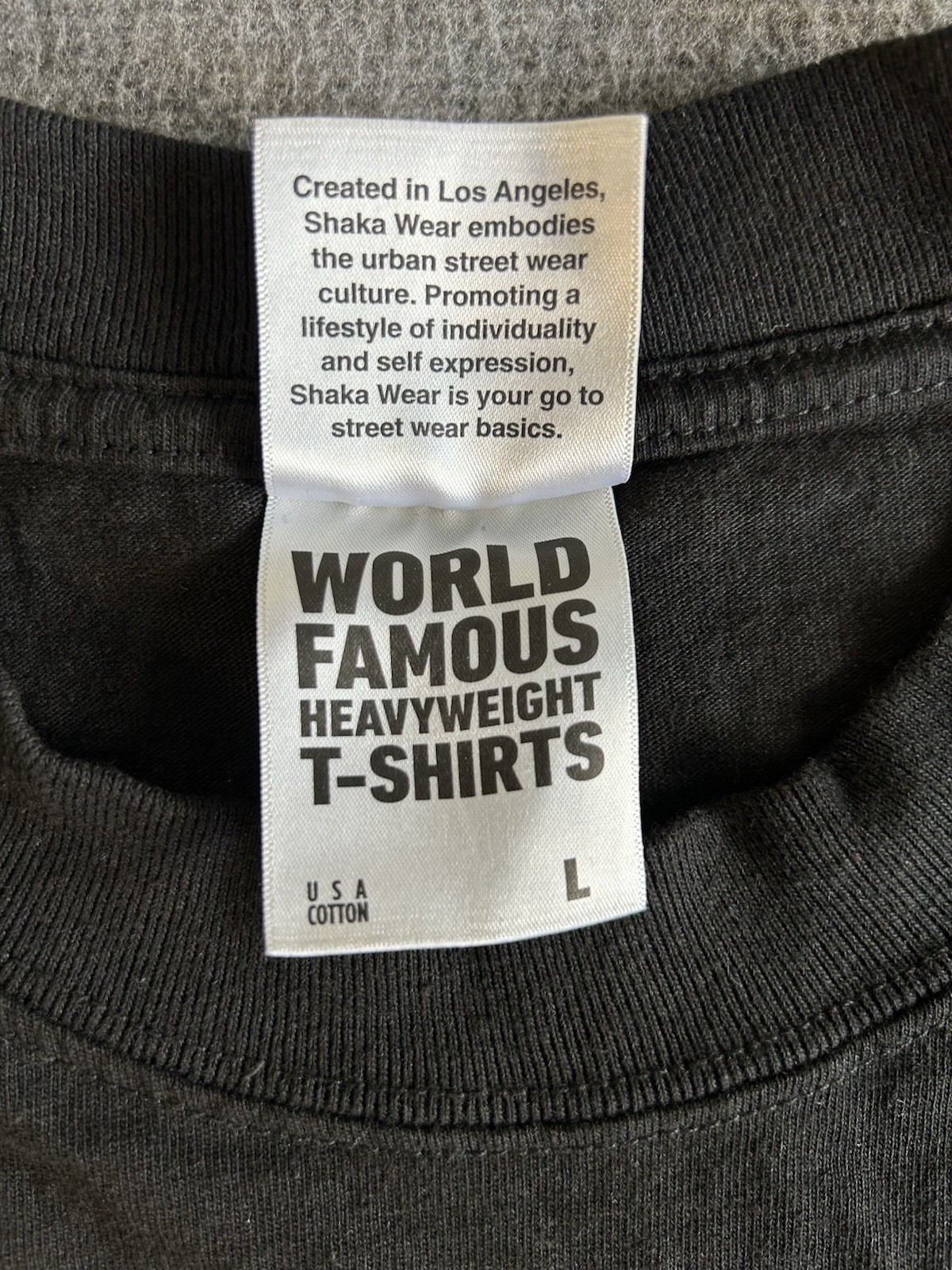 Shaka Wear Men’s Super Max Heavyweight Stylish T-Shirt Sz L World Famous NX LXVE