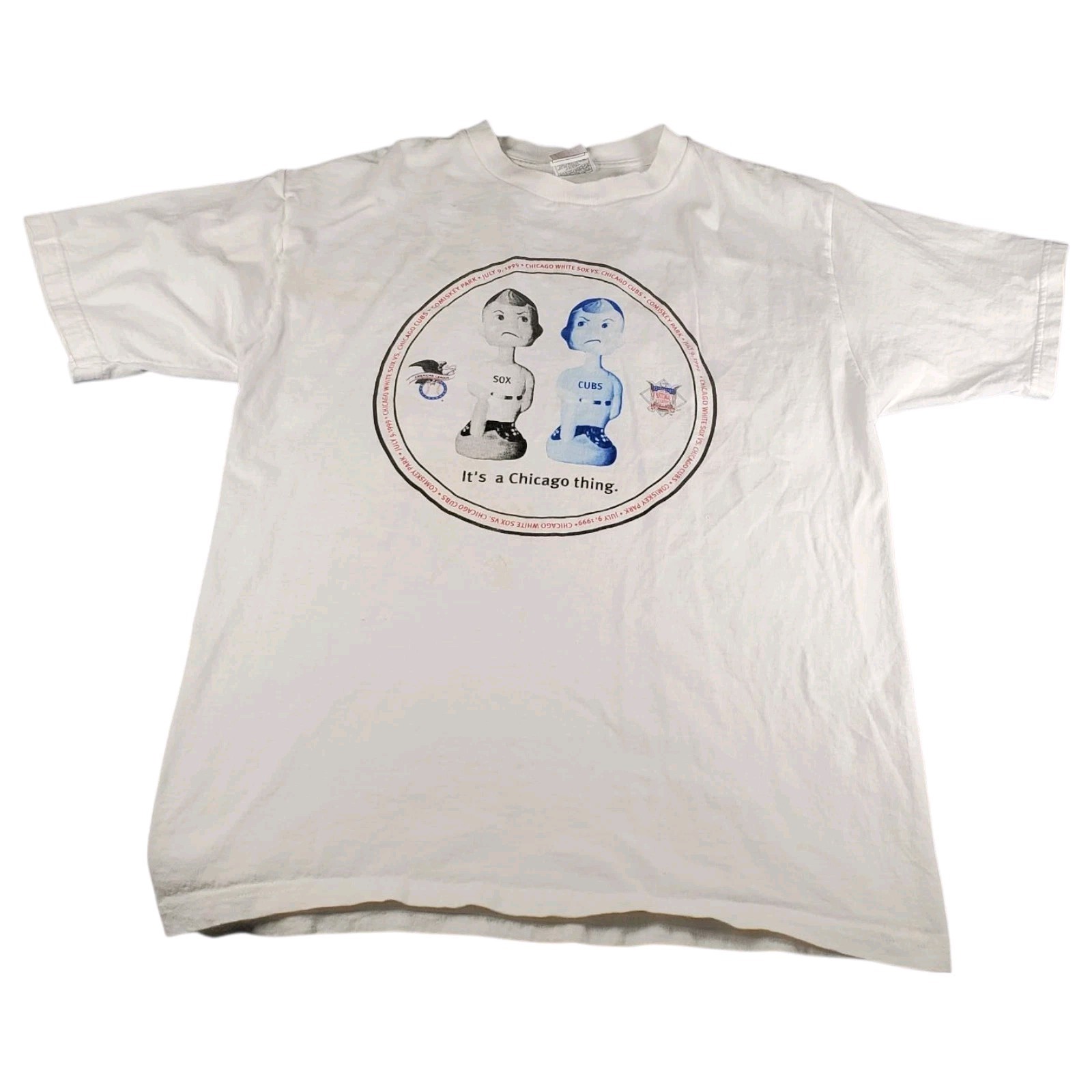 Vintage 1999 Chicago White Sox VS Chicago Cubs Size XL