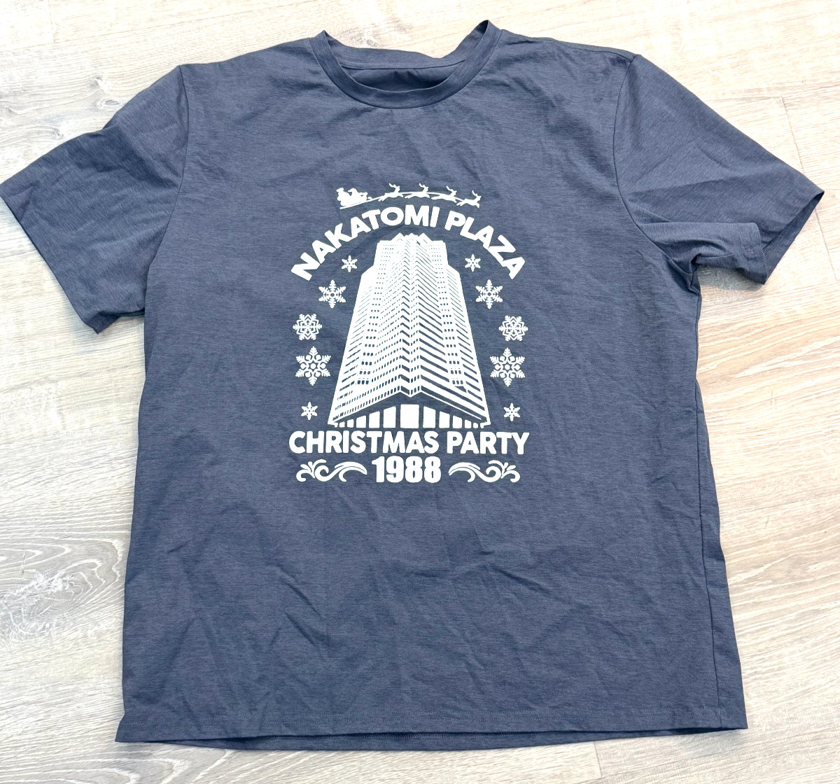 Diehard 2 XXL T-Shirt Nakatomi Plaza Christmas Party 1988 NEW Cotton Shirt