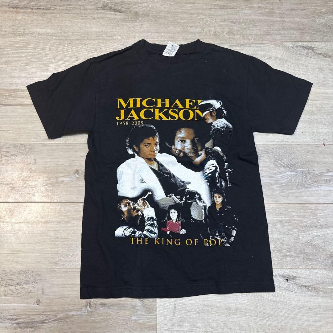 Michael Jackson Graphic T-shirt Black S Unused Retro Style 2009 1