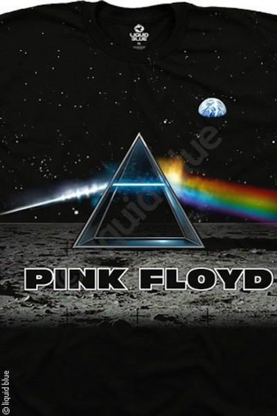 PINK FLOYD-LANDER-DARK SIDE OF THE MOON-GILMOUR-T-SHIRT M, L Very Limited-RARE