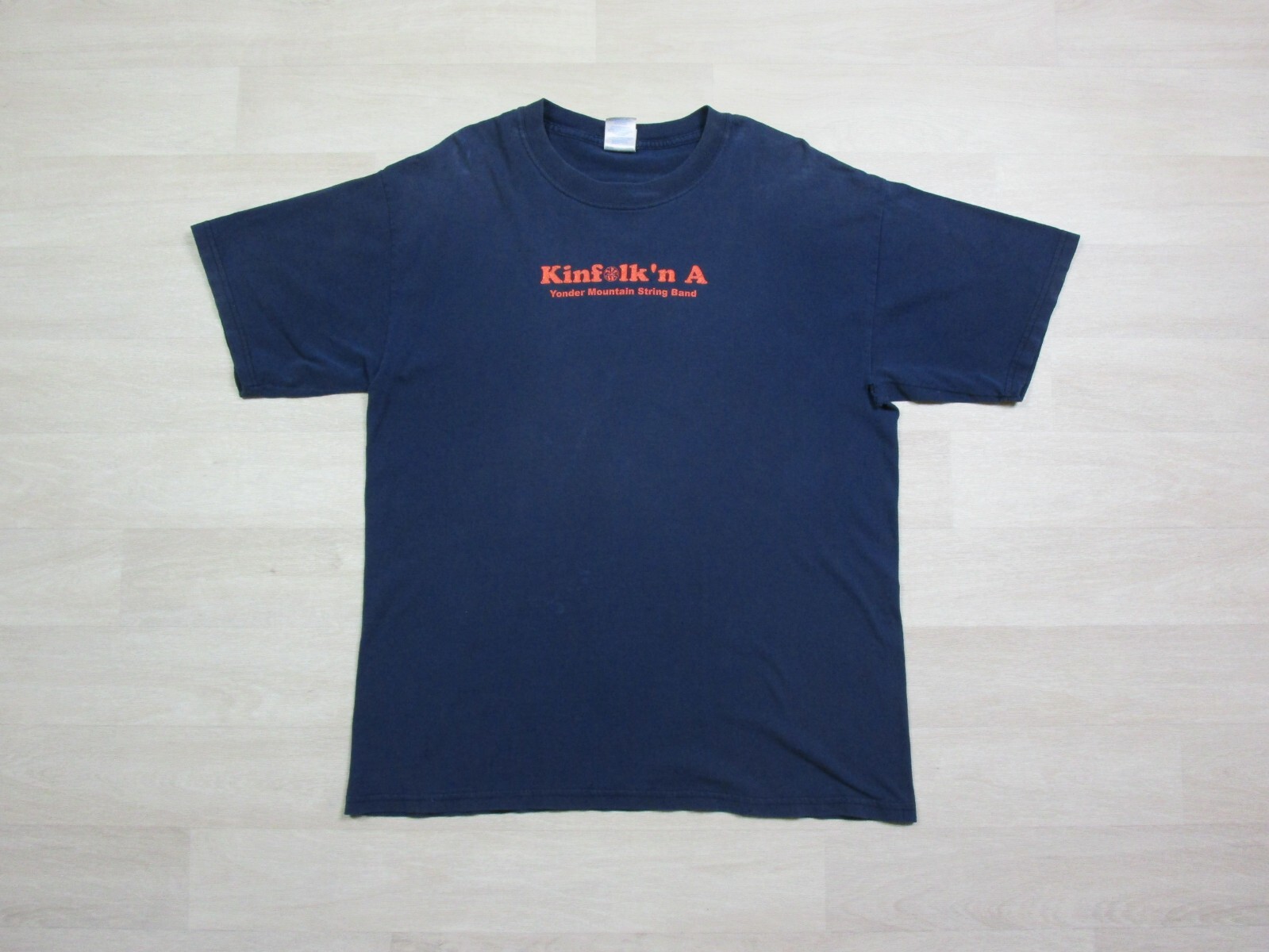 Vintage Y2K Yonder Mountain String Band T-Shirt Sz (L) Kinfolk’n A Festival 04′