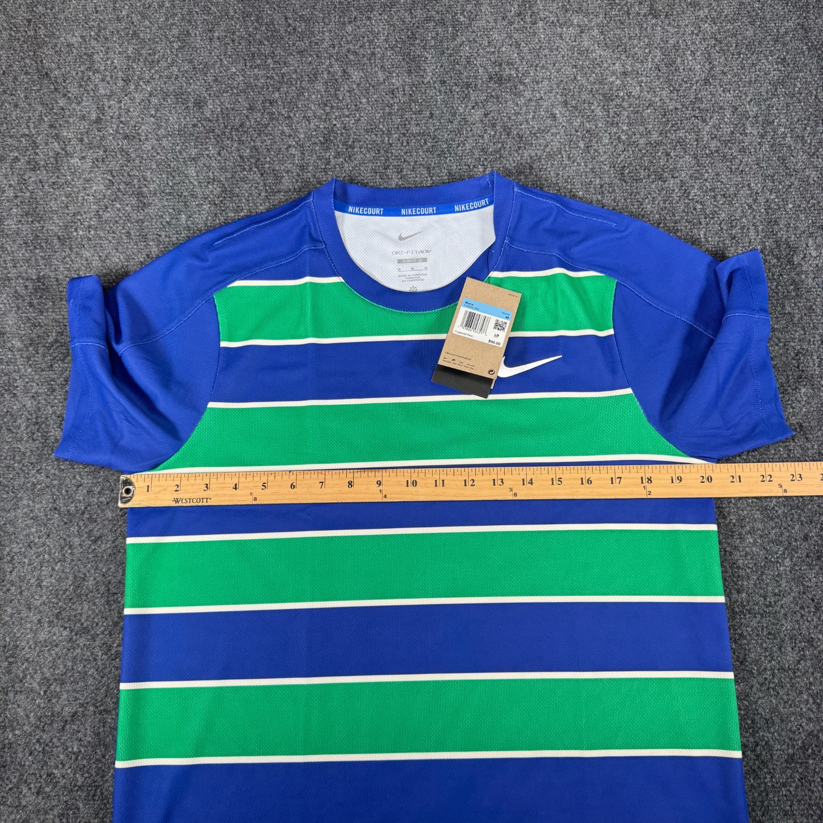 Nike Court Slam Dri-FIT ADV Mens Size Medium M Tennis Shirt ALCARAZ Nadal NWT