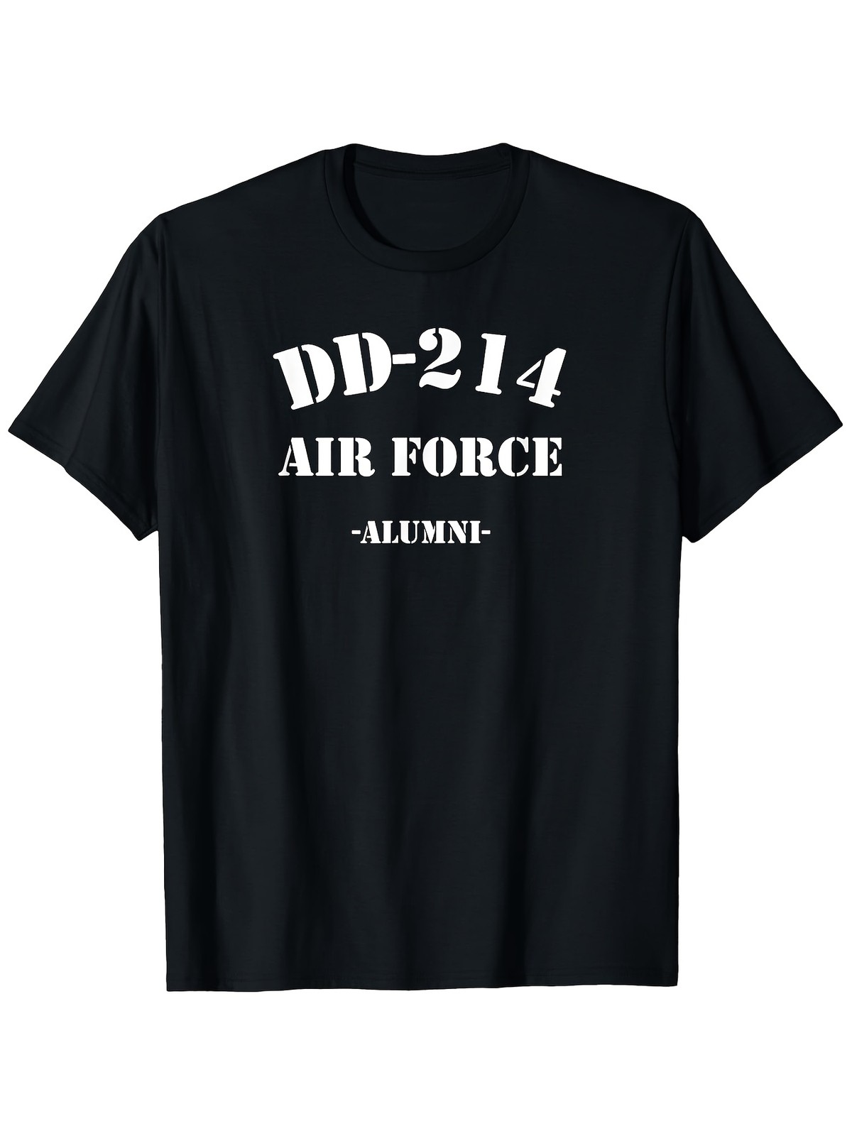 DD 214 USA Air Forces Alumni T-Shirt, a Comfortable Crew Neck Design Made from