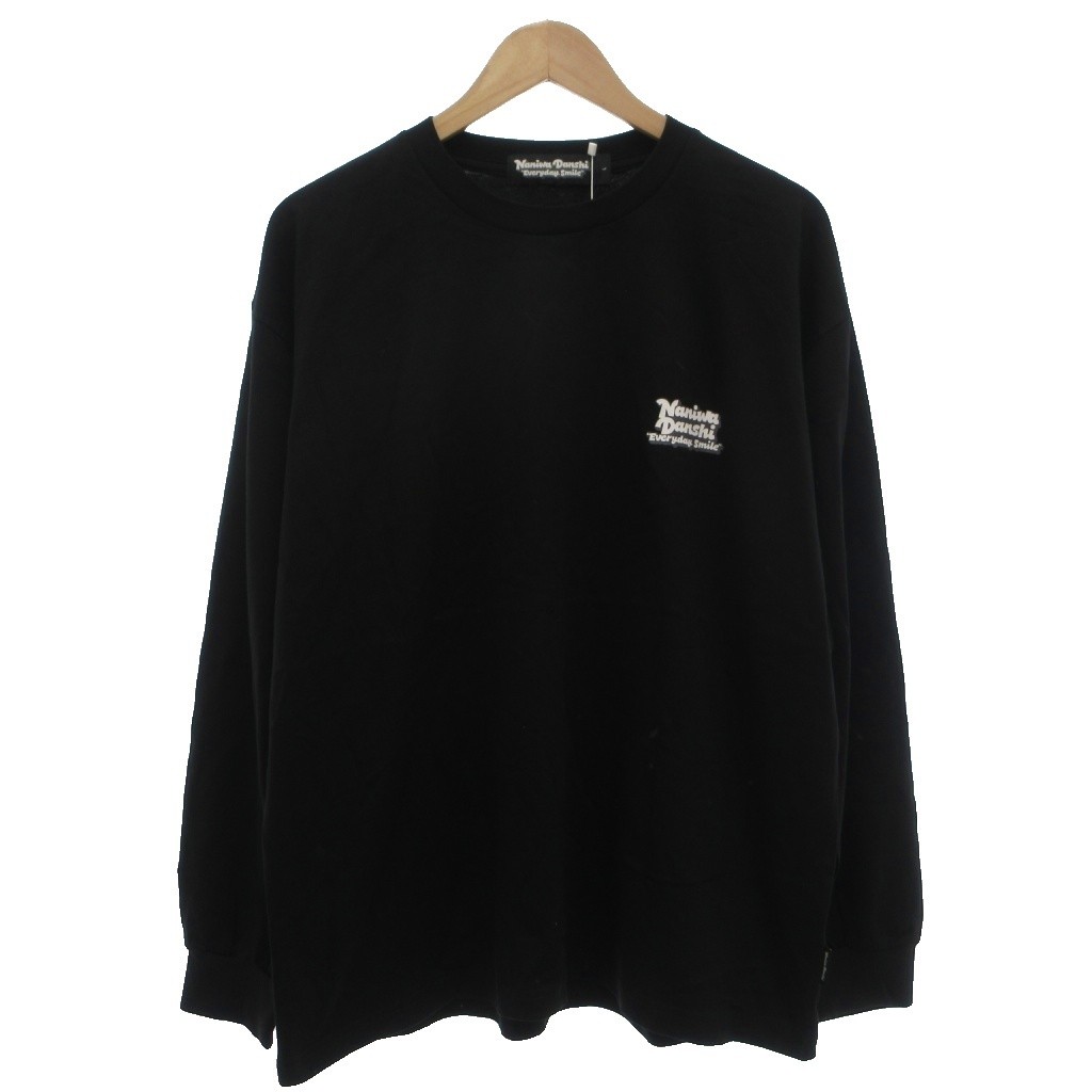 GU T-Shirt Black L Long Sleeve Cotton, Polyurethane