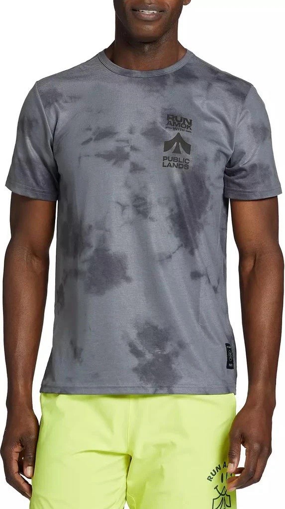 Roark Run Amok X Public Lands – Mathis Core T-Shirt, Grey – Medium MSRP $49