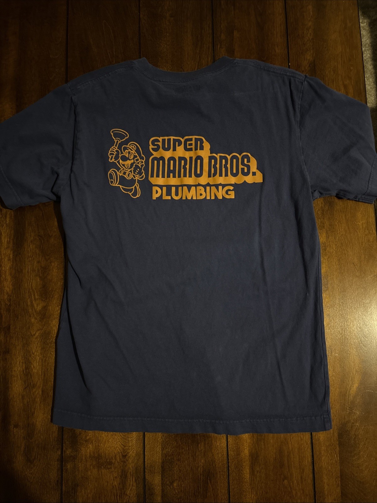 Uniqlo Men’s Blue Graphic Logo T-Shirt Super Mario Bros UT x Nintendo XSmall