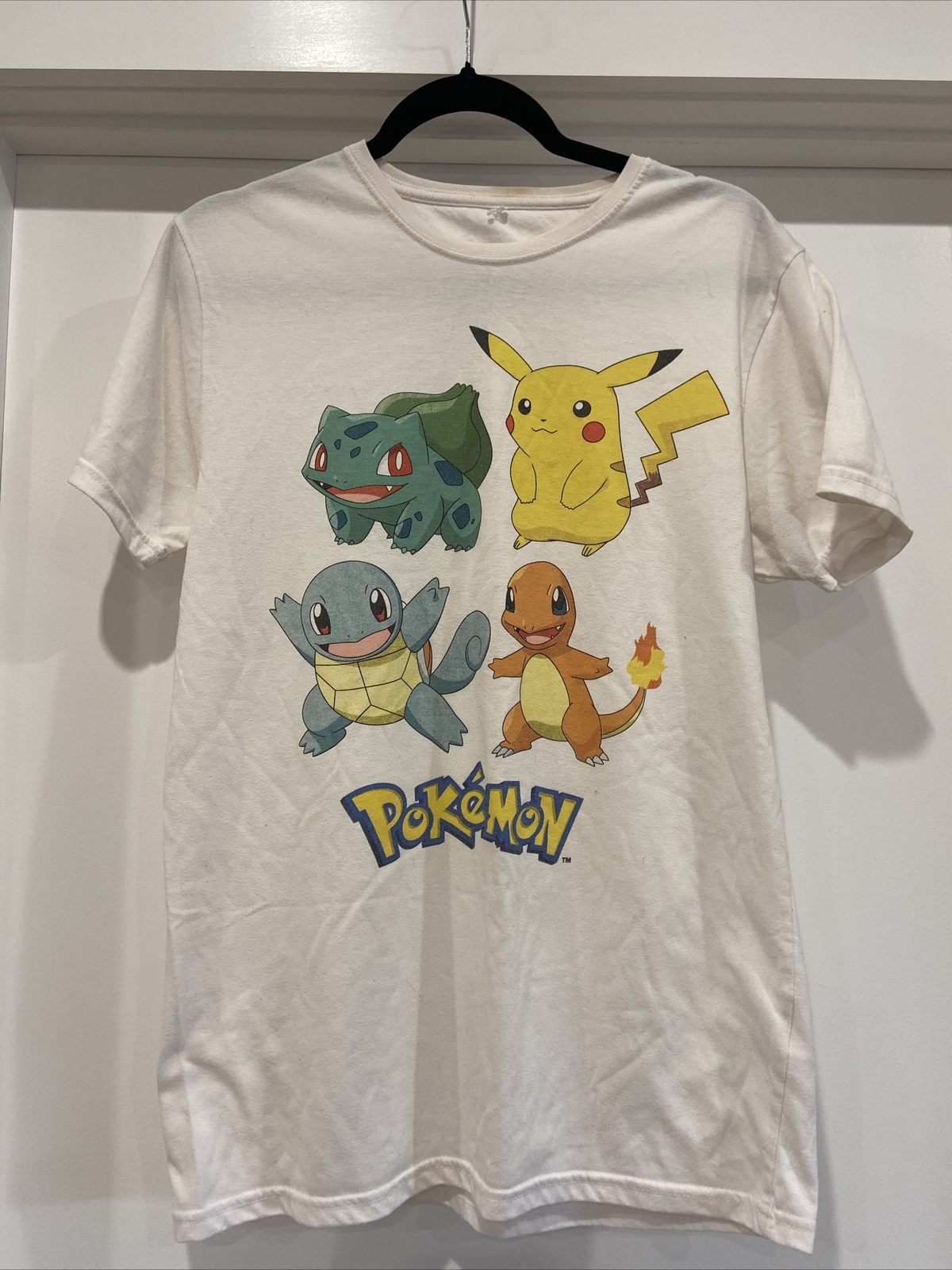 Pokemon | White Starter Pokemon Graphic T Shirt | Size S mens | Good Condition