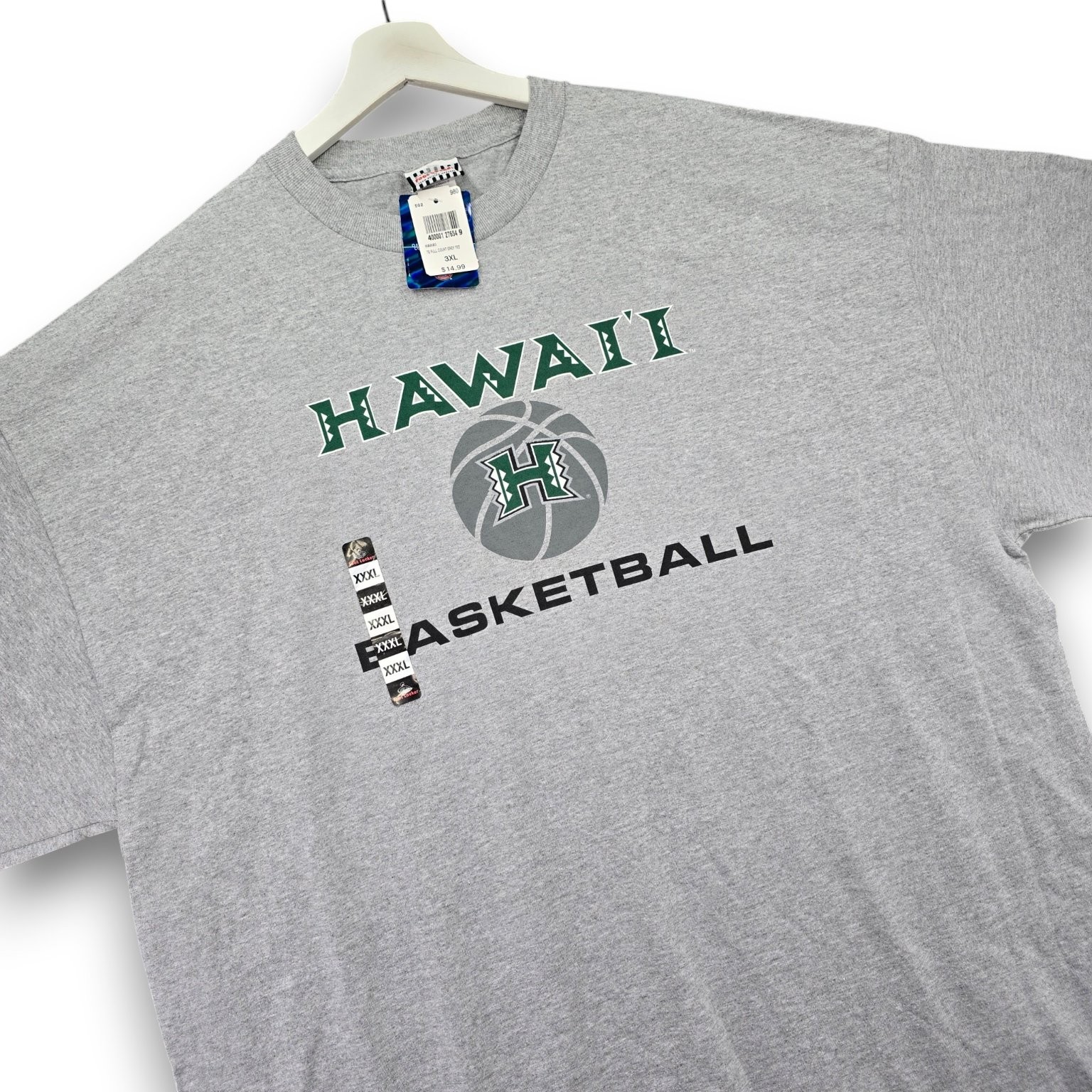 Foot Locker Team Edition Apparel Men’s 3XL Tee Hawaii Basketball Collegiate Y2K