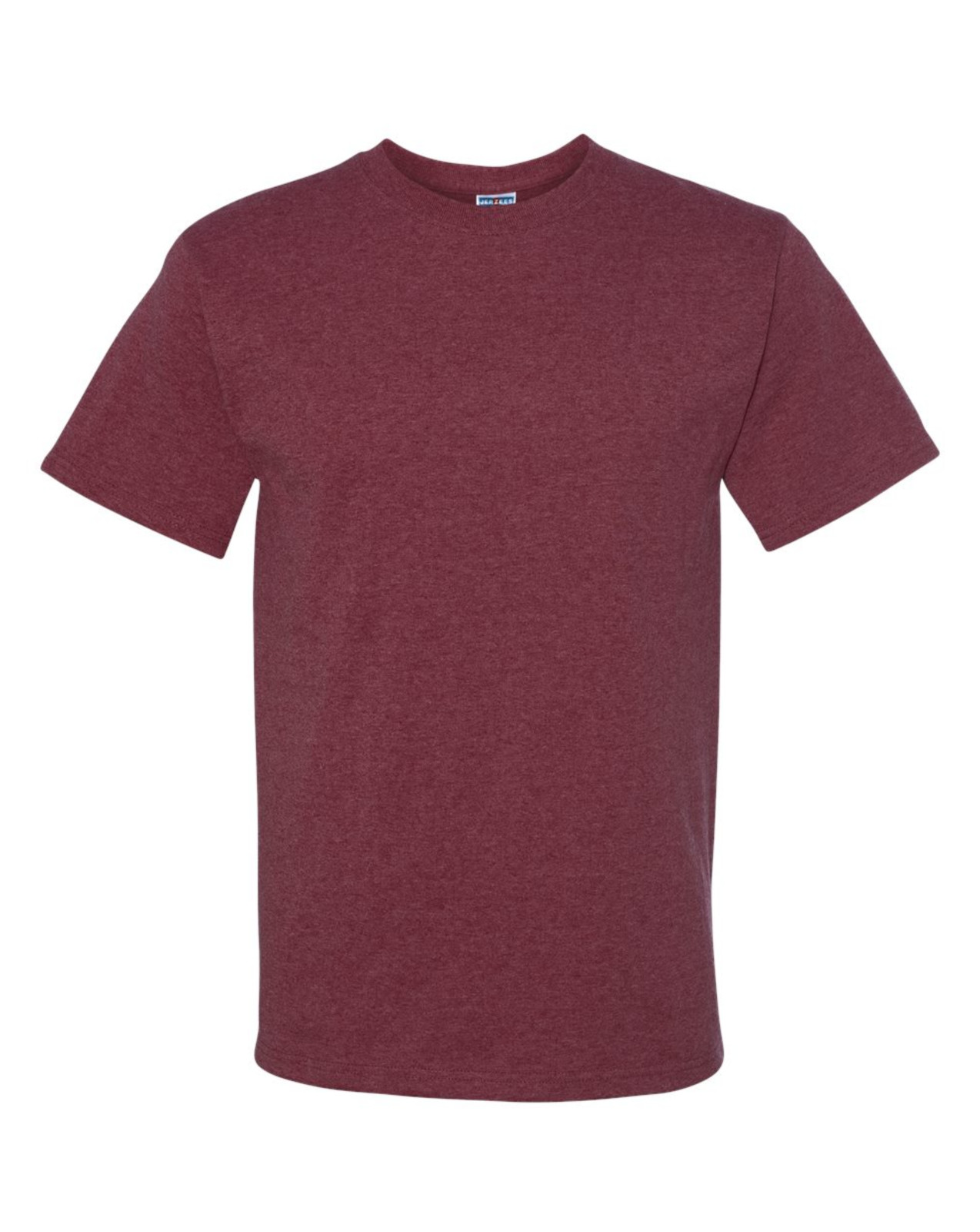 2XL Vintage Heather Maroon Blank – 29MR Jerzees Dri-Power Blend T-Shirt Tee