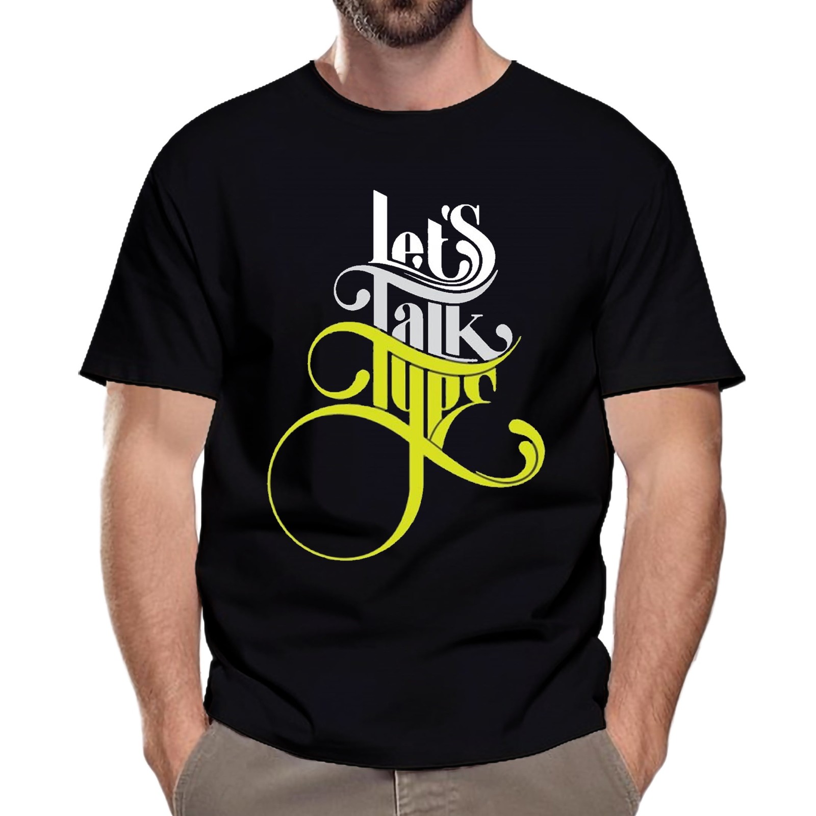 Custom Designed Crewneck T-Shirt | Personalized Shirt for Men Or Women
