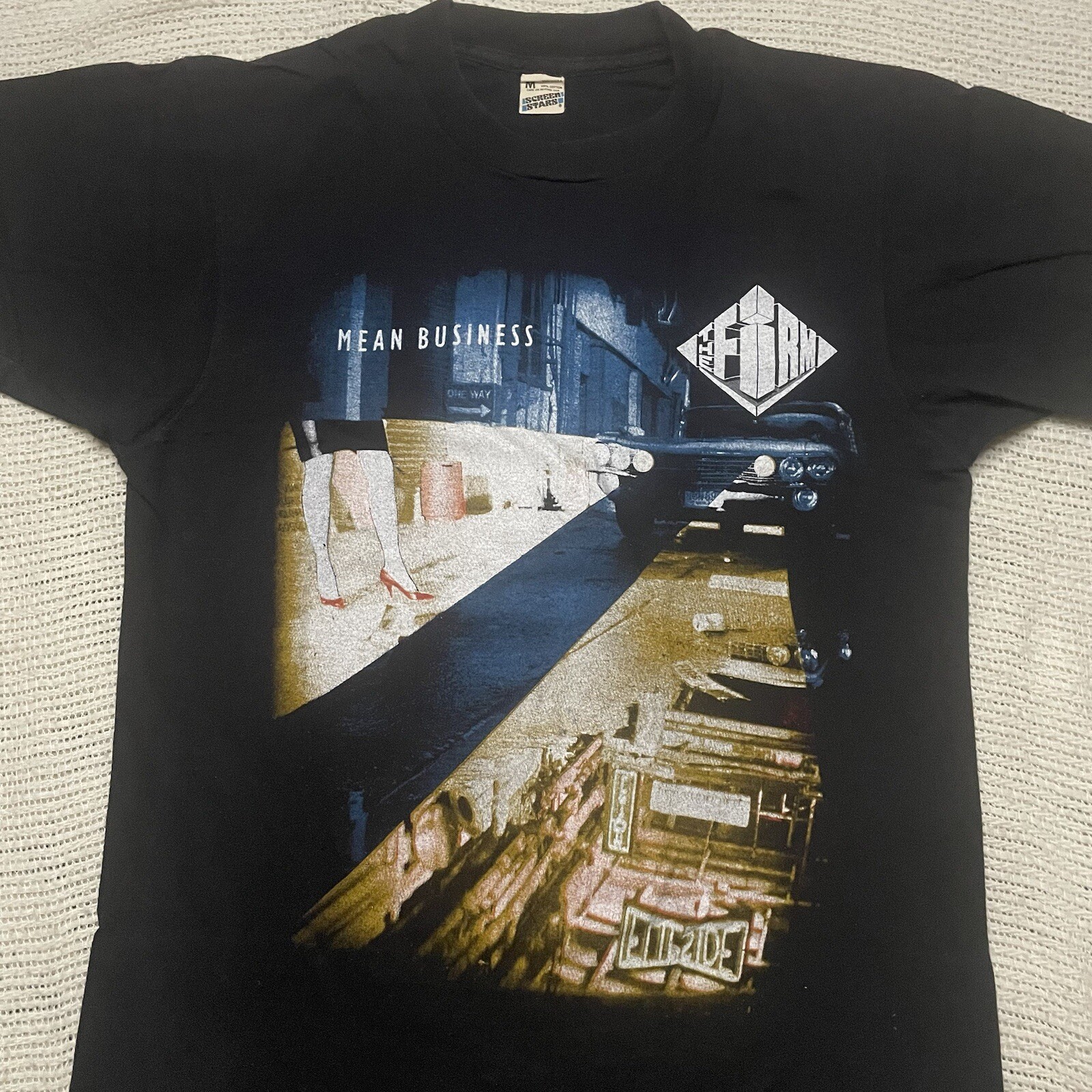 Screen Stars 1986 THE FIRM Small Medium MEAN BUSINESS TOUR Jimmy Page VINTAGE