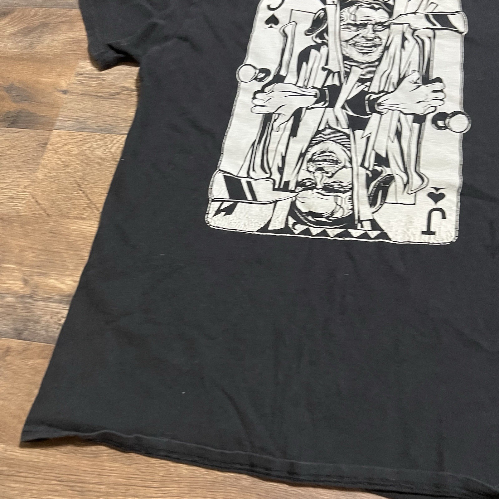 Vtg Jack Nicholson The Shining Playing Card “Jack” Adult S Small Black T-Shirt