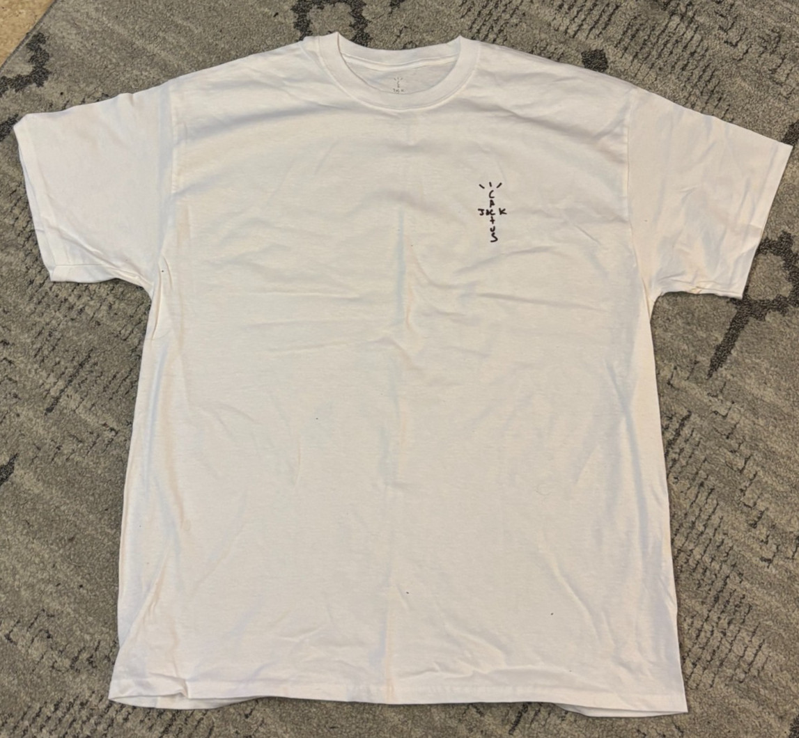 Travis Scott ‘Cactus Jack’ White T- Shirt XL MENS BRAND NEW No Tag