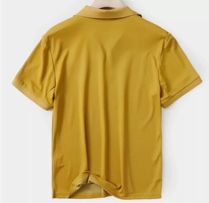 Descente Half Zipper Ice Feel Quick Drying Short Sleeves T-shirt