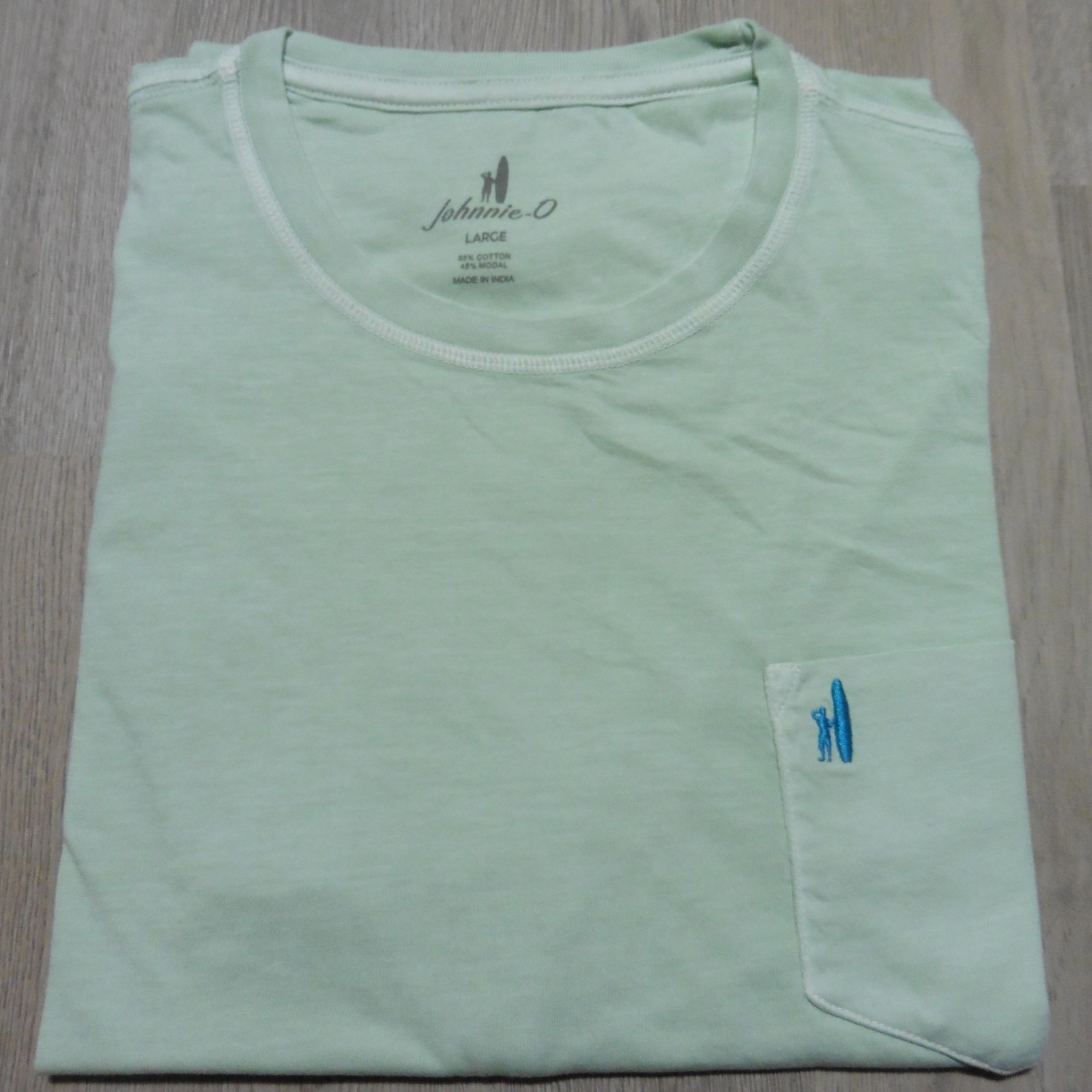 JOHNNIE-O Mens L XL T SHIRT DALE 2.0 SHORT SLEEVE GOLF TEE NAVY MALIBLU BANDANA