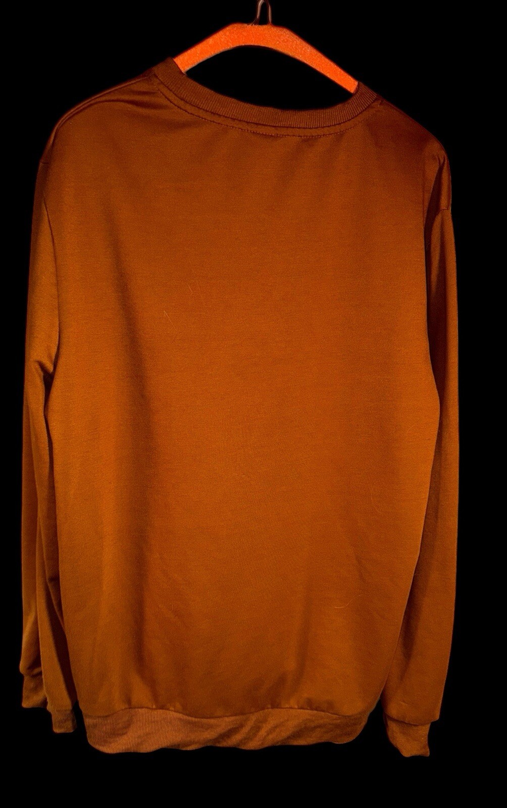 Romwe “At the 19th hole Drink Pepsi Brown Long Sleeve T-Shirt Size Large