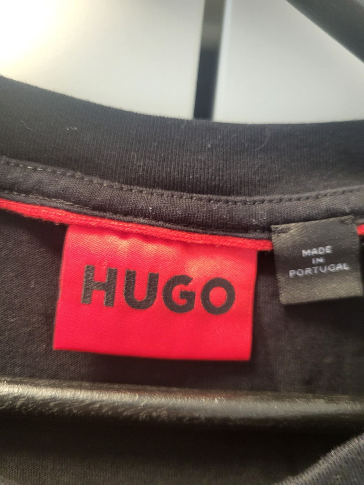 Hugo Boss Flame Logo T-Shirt Size Large Black