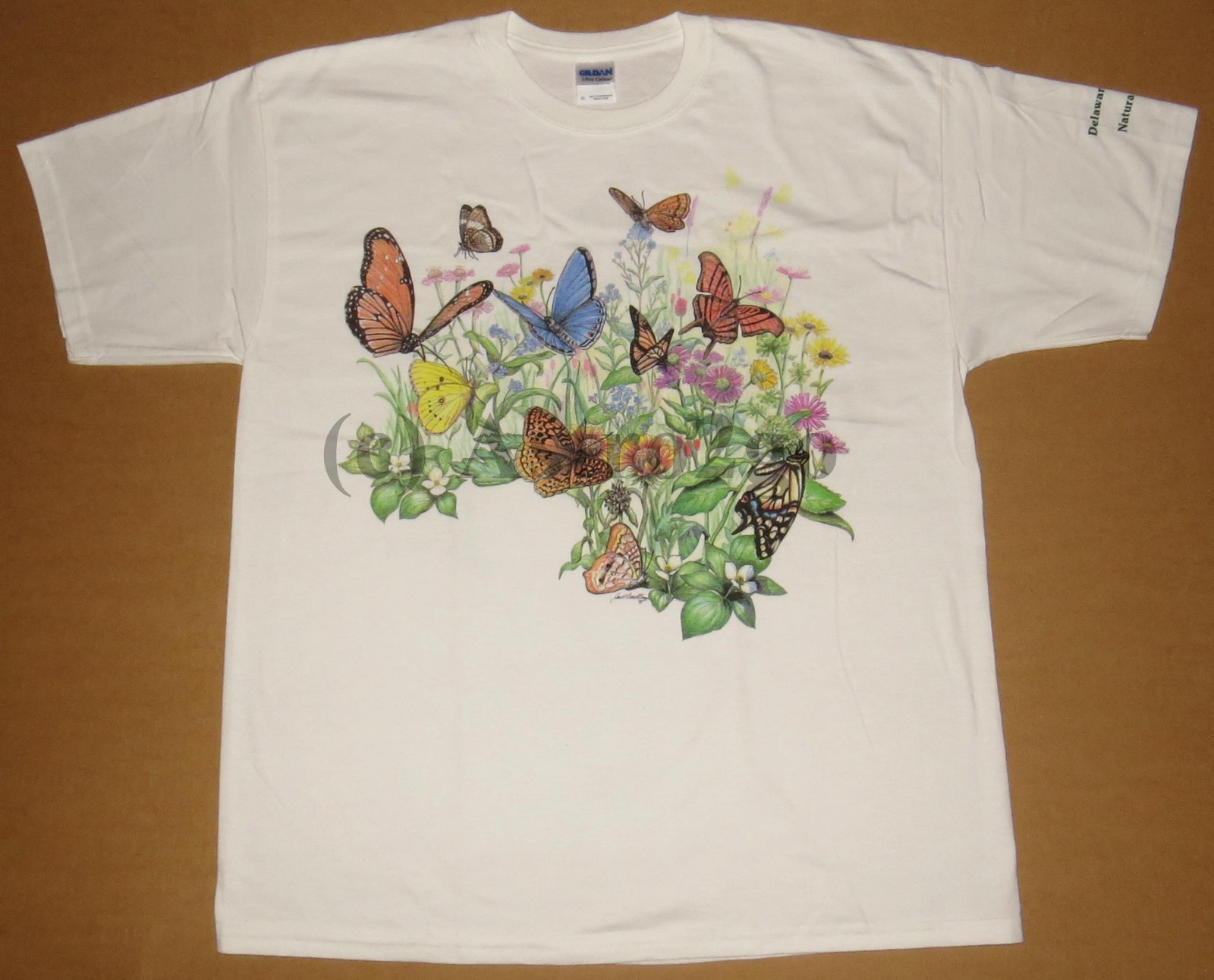 BUTTERFLY GARDEN-Butterflies Flowers Plants Insects Nature Science T shirt S-XXL