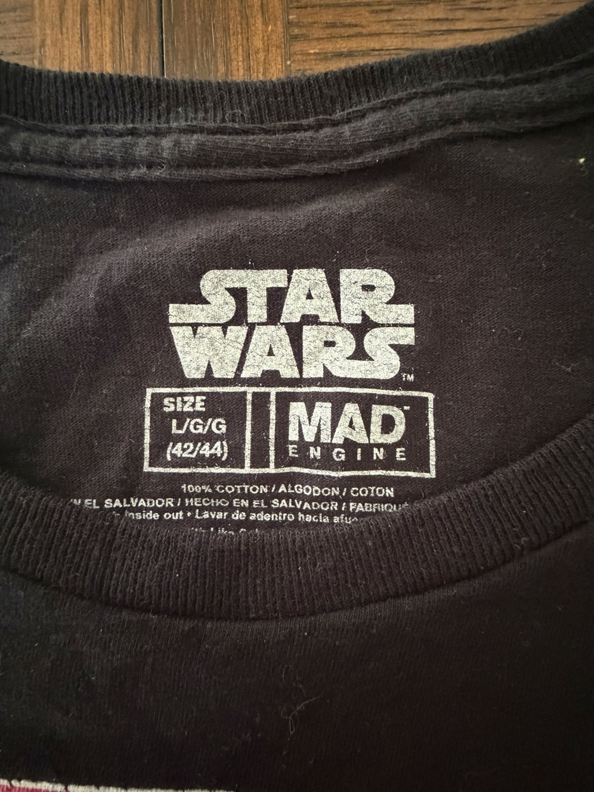 Star Wars Luke Skywalker vs Darth Vader Retro Comic Graphic T-Shirt Black Large