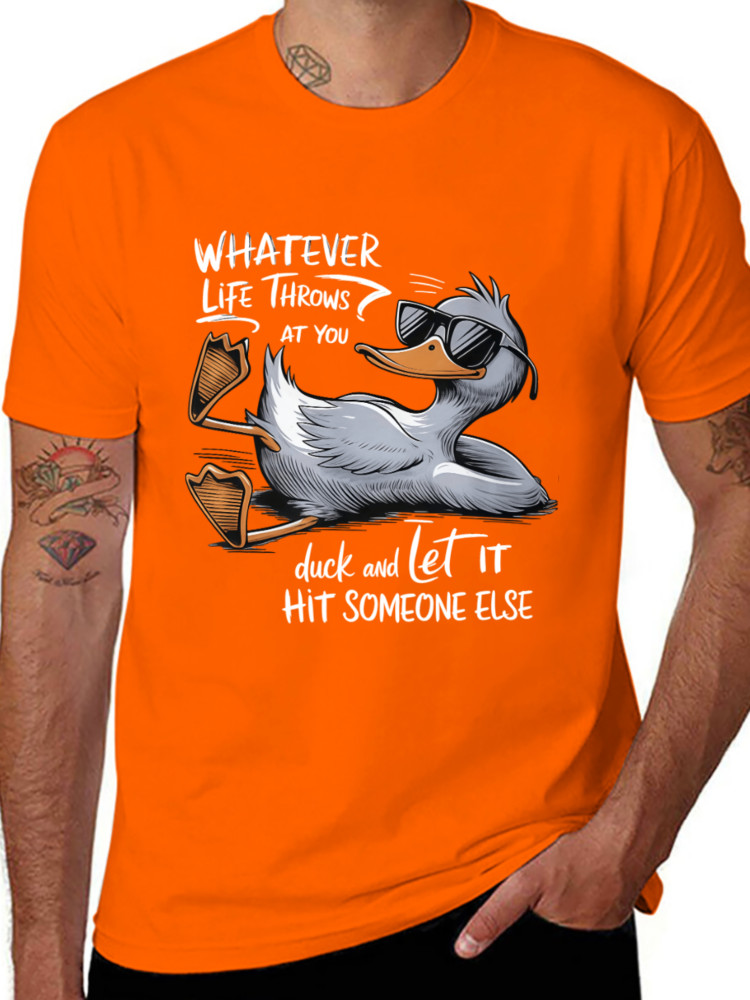 Funny Duck Graphic Tees Funny Quote Gift T-Shirt