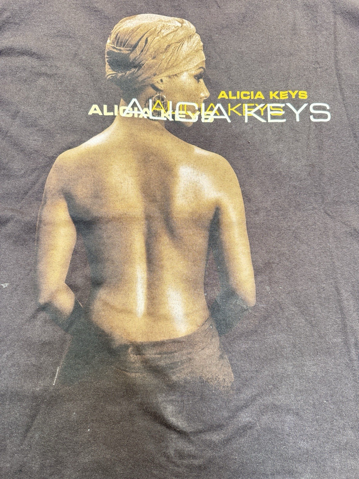 Alicia Keys 2005 Vintage Rap Tee Concert Tour
