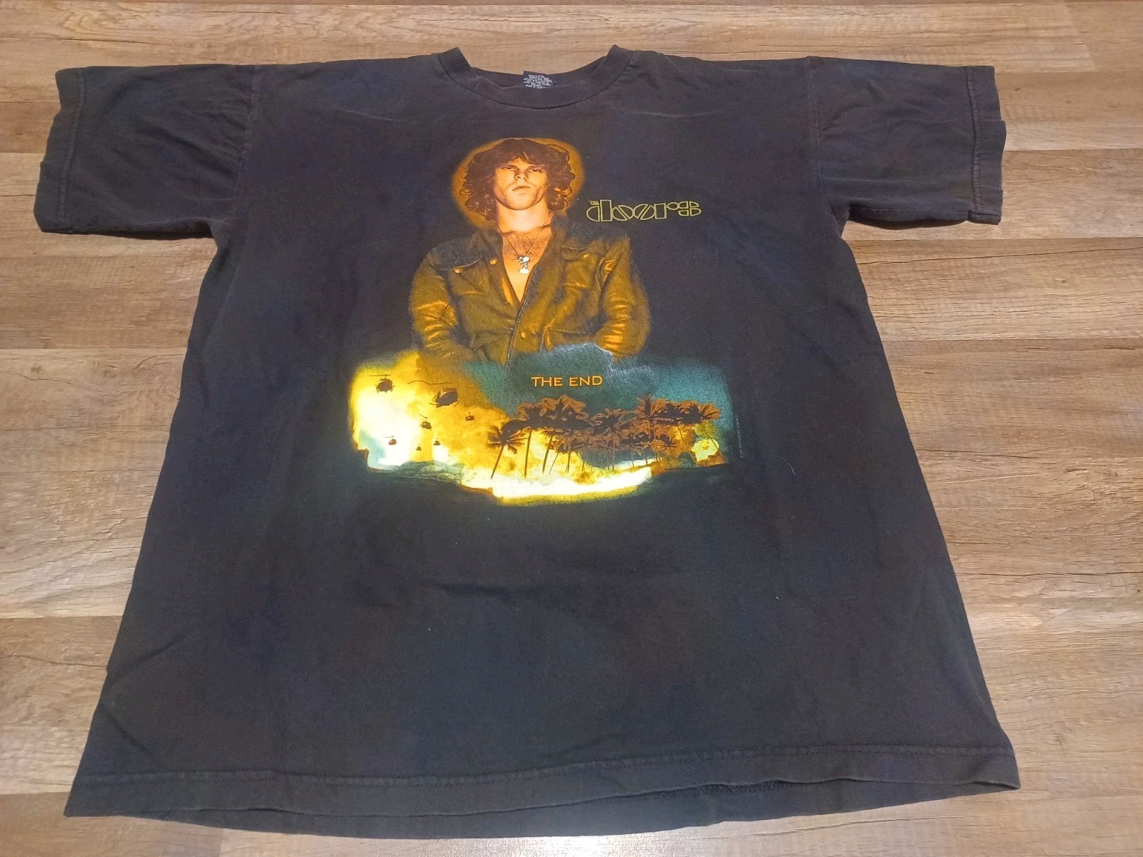 Vintage 90’s 1999 The Doors Jim Morrison The End Band Rock Music T-Shirt Medium