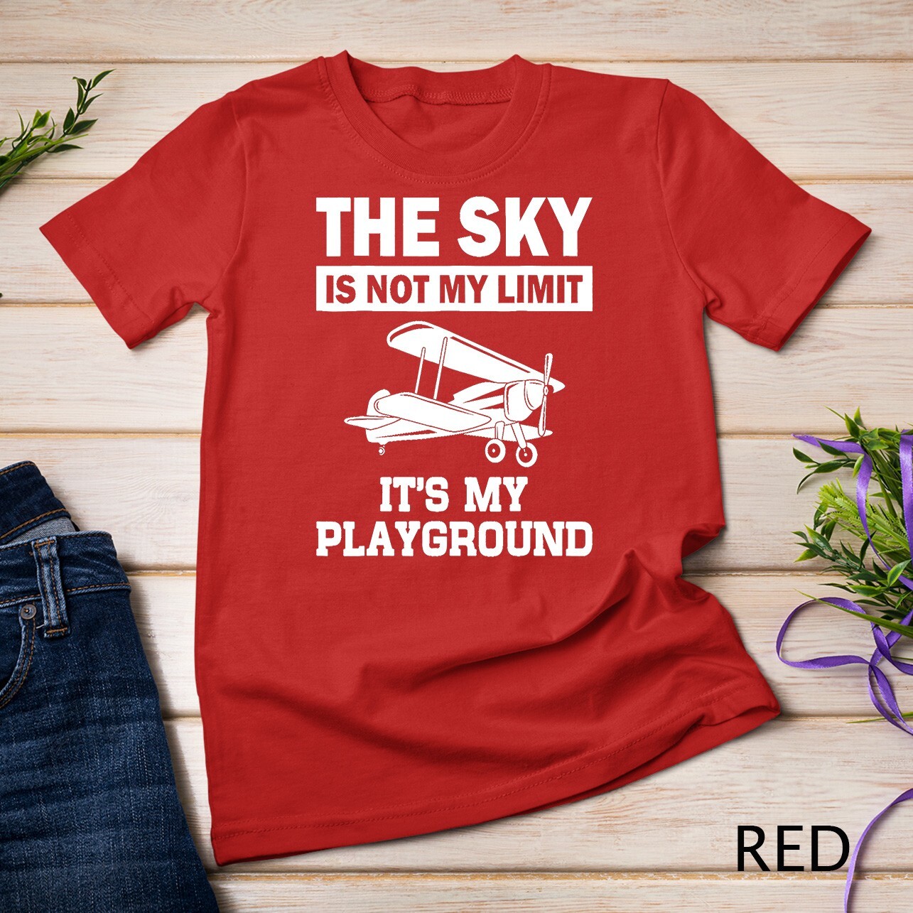 Funny Airplane Aviation Pilot Aircraft Aeroplane Men Women Unisex T-shirt