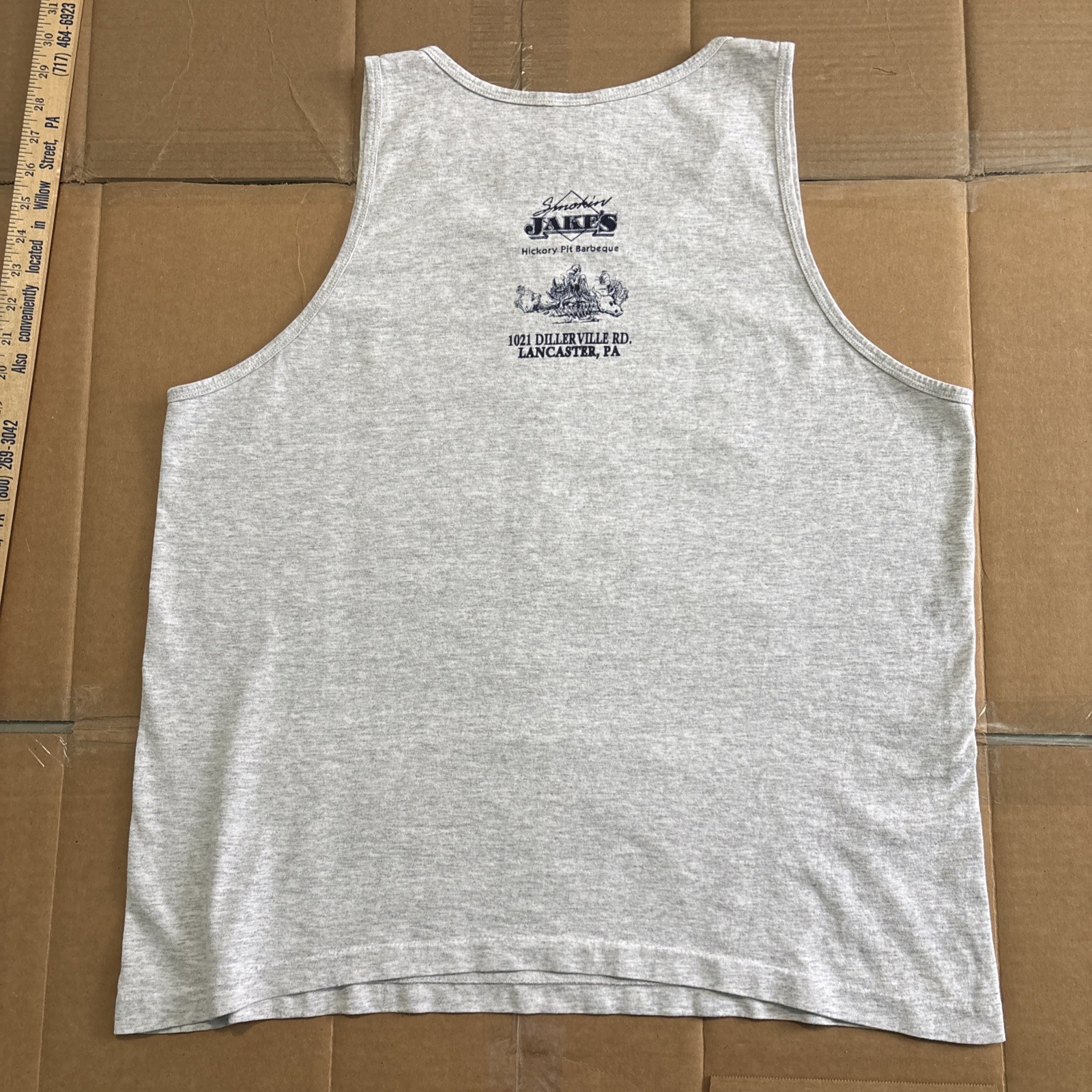 Vintage “NO WOMEN” Running Race T-shirt Tank Top Size L USA Lancaster Pa Nike