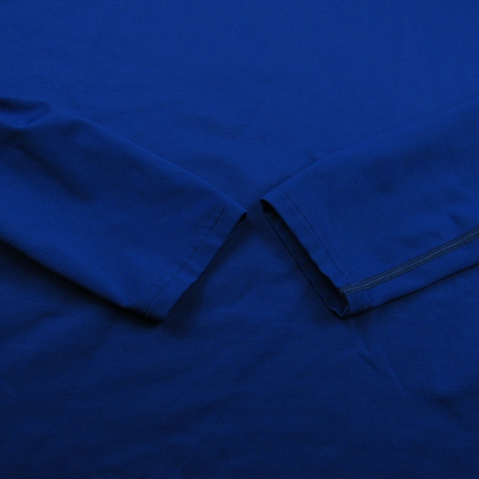 Under Armour Shirt Mens Extra Large Blue Fitted Mock Cold Gear Fleece Outdoor A1