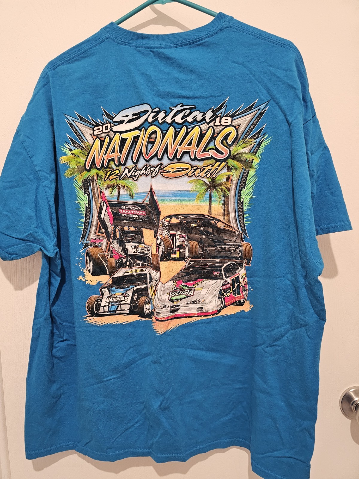 Lot of (5) Racing Event T-Shirts Music City Dirt Car Nationals Hoosier 2XL