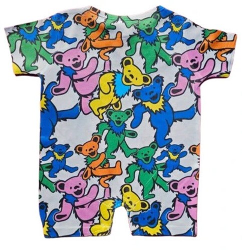 Grateful Dead – Daphyl’s – Grateful Dead – Swirling Bears – Romper 6-12 mos. DAP