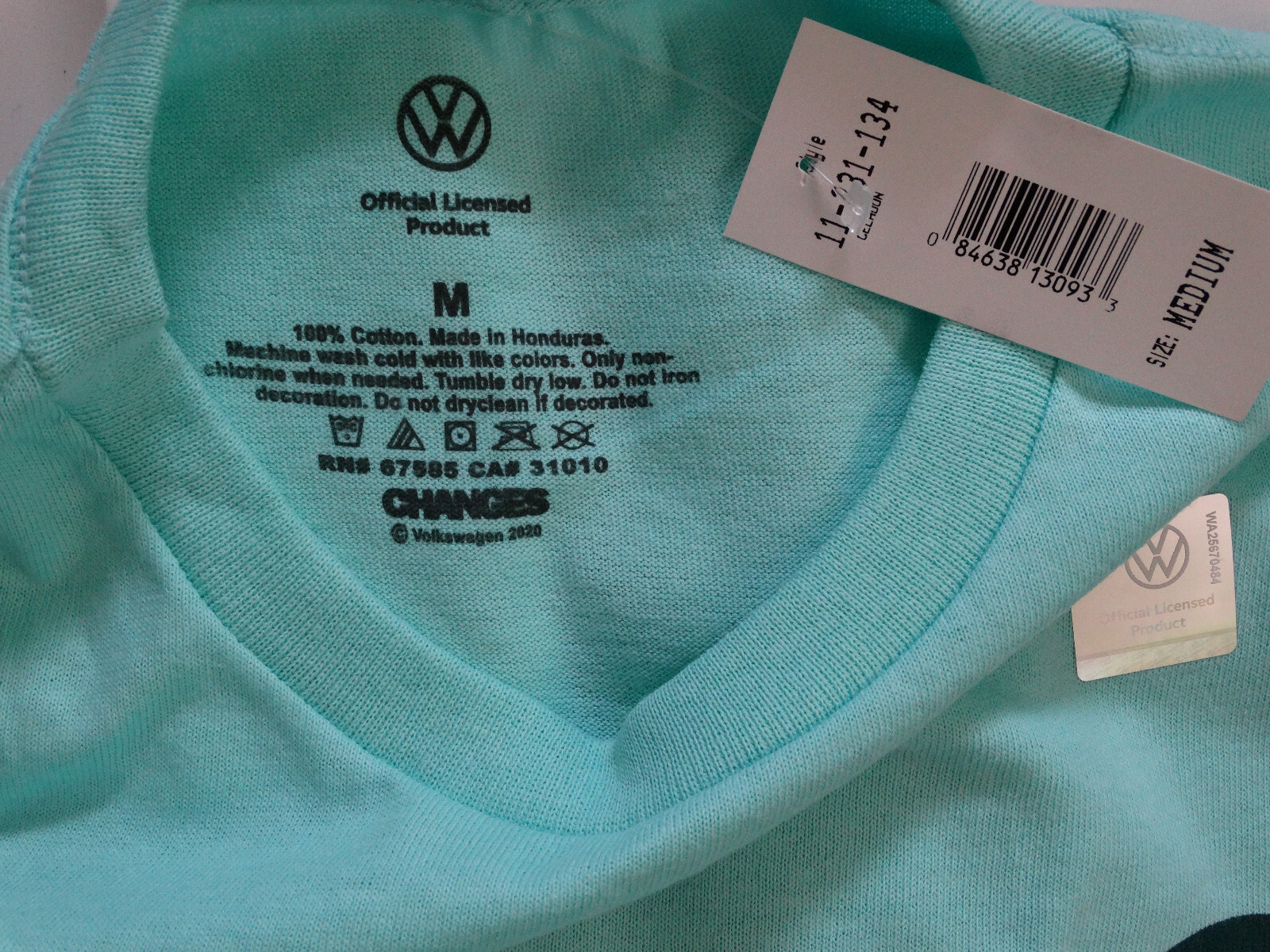 Volkswagen Bettle VW Surfboard Surf Bug Officially Licensed T-Shirt
