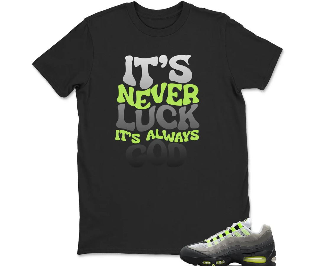 Air Max 95 Big Bubble Neon Yellow Black Cool Grey 2026 OG T Shirt Match It Never