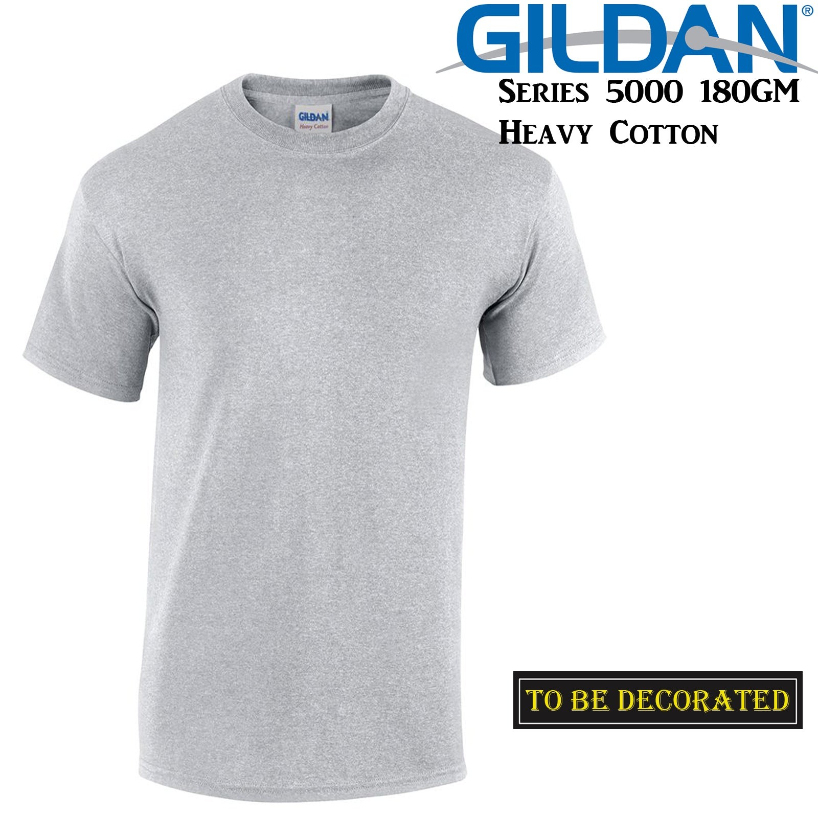 AU Gildan T-SHIRT Sport Grey Basic tee S M L XL XXL 3XL 4XL 5XL Men’s Heavy