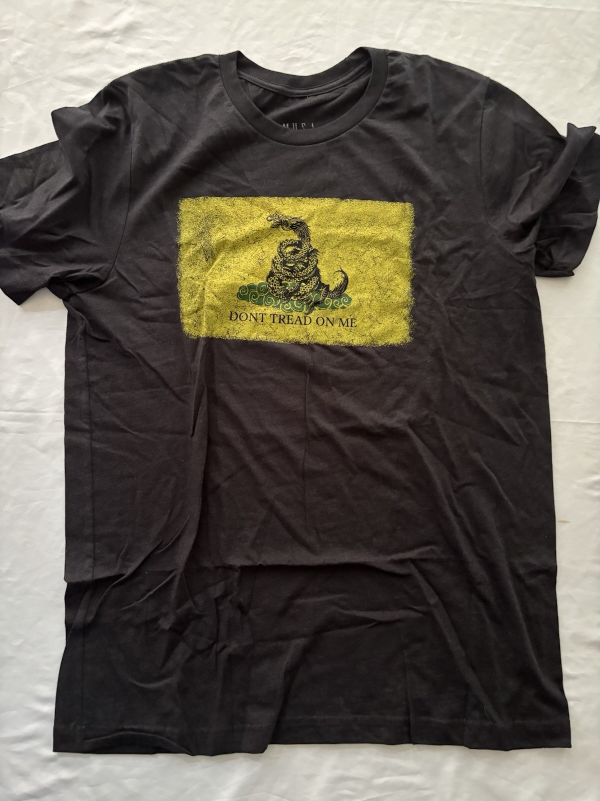 Gadsden Snake 1776 Dont Tread on me T-Shirt Soft Tee Black NEW XL