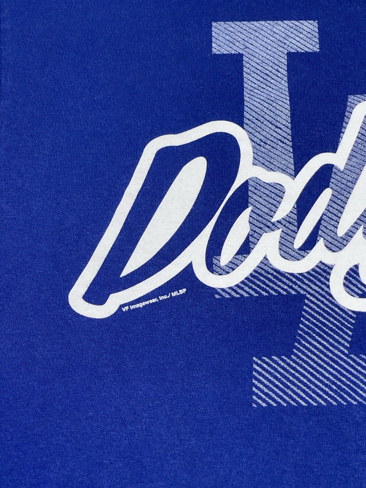 MLB Los Angeles Dodgers Blue LA Baseball Team Large Shirt