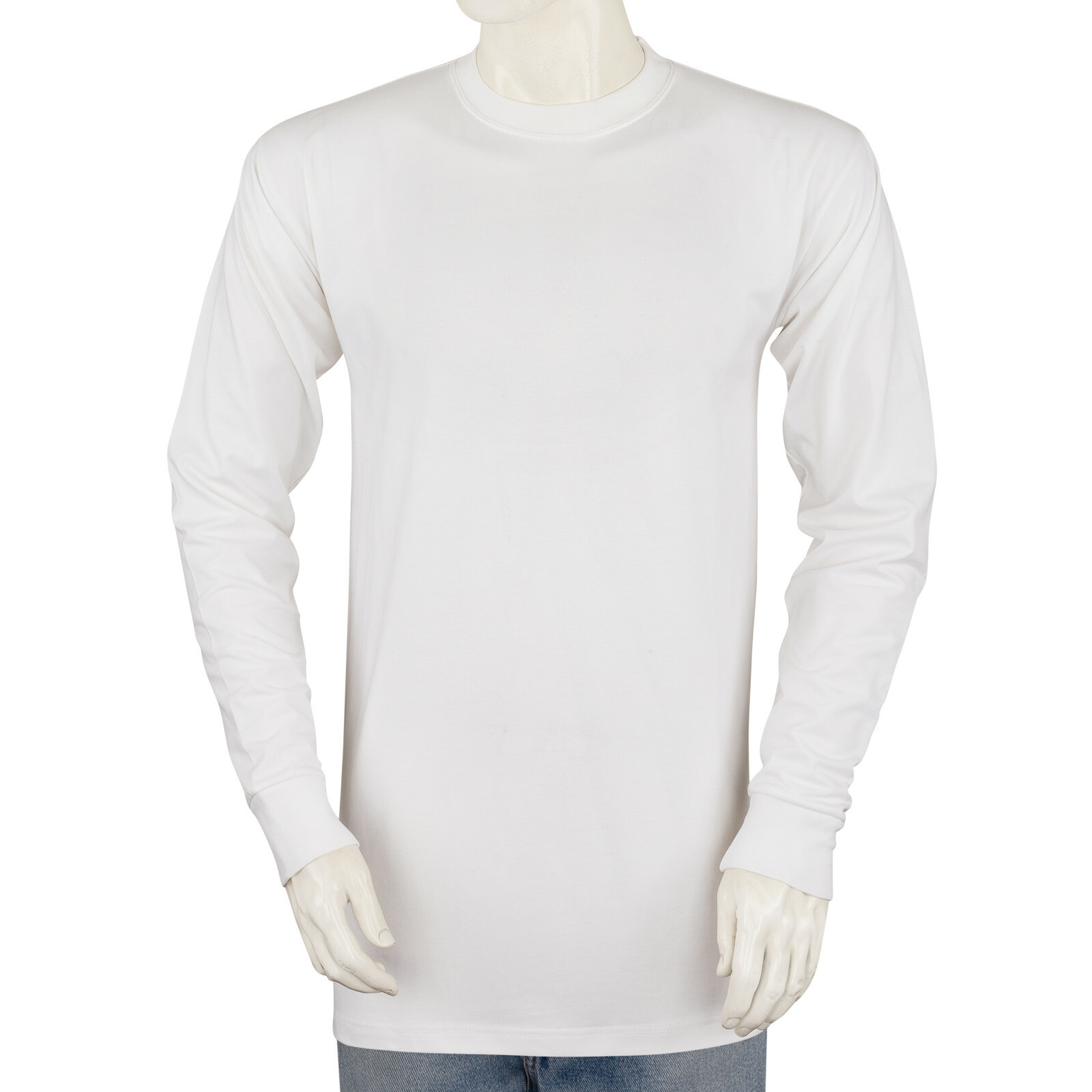 Styllion Big and Tall Mens Shirts – Crew Neck Long Sleeve – Heavy Weight – CLS