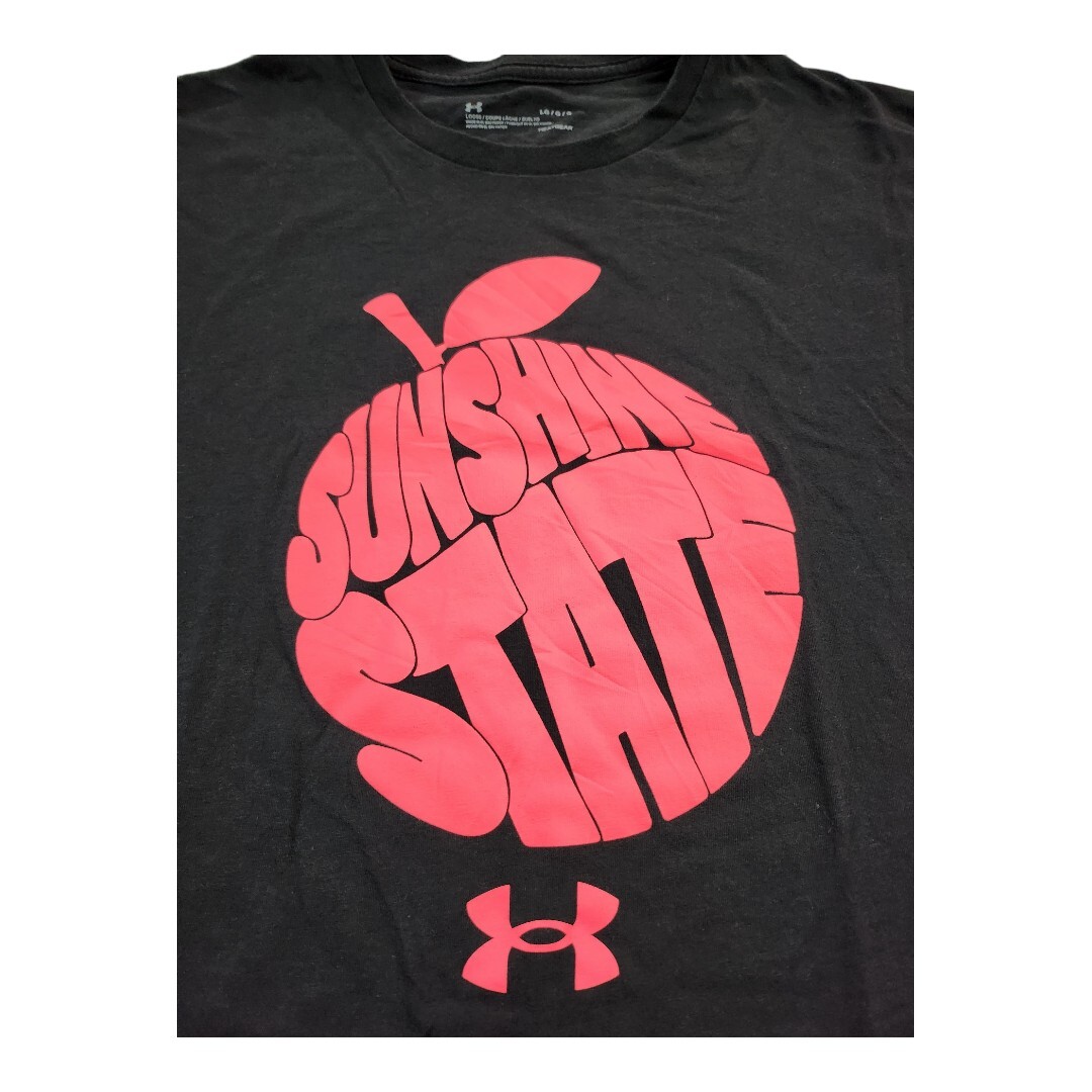 Under Armour Mens HeatGear Sunshine State Florida Graphic T-Shirt Black Large