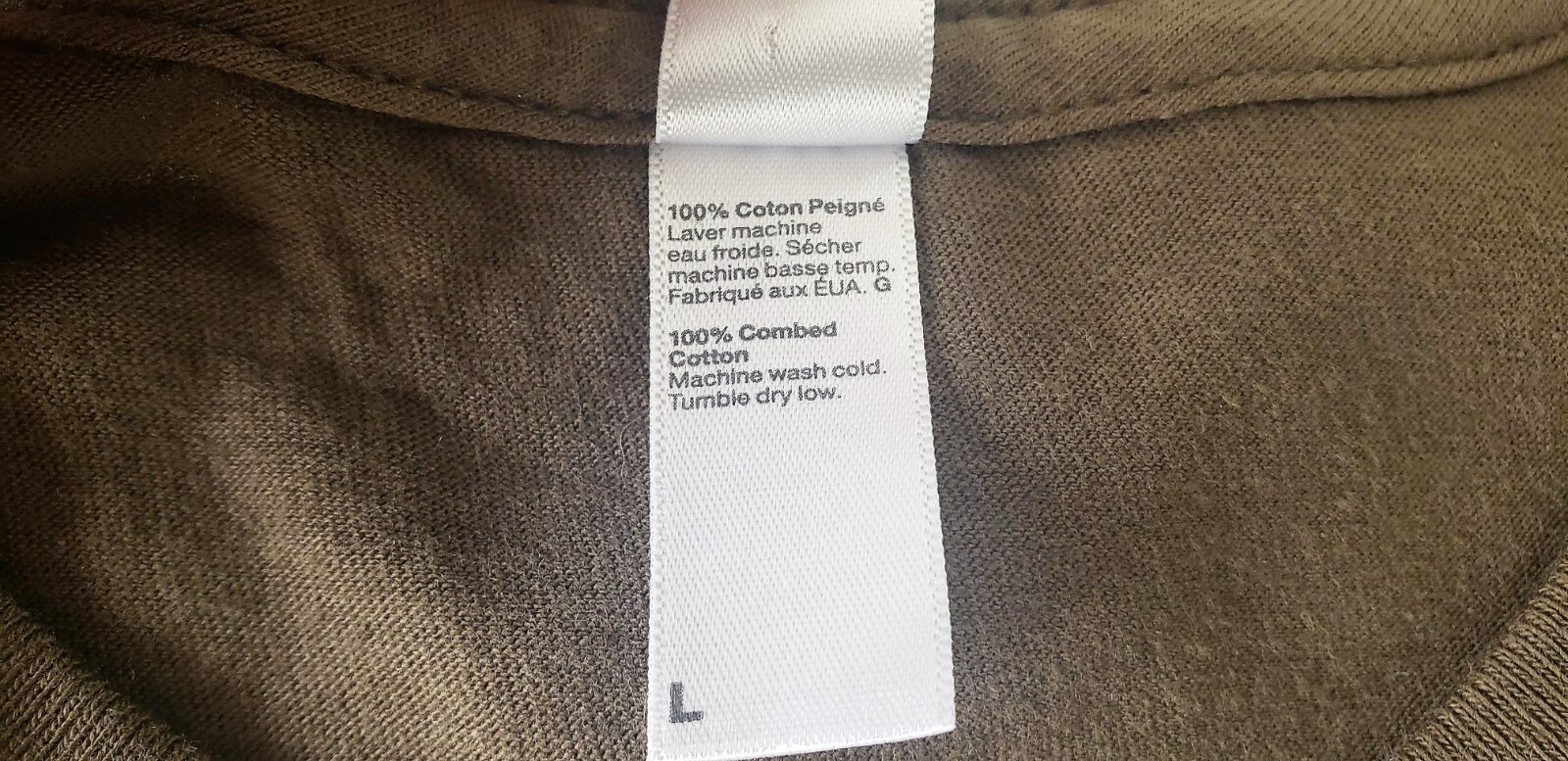 American Apparel Men’s Brown Religious Graphic Short Sleeve T-shirt Size Large
