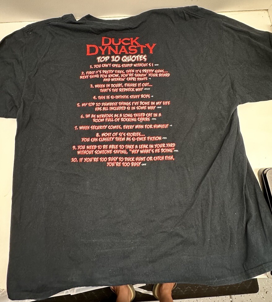 Funny top 10 Duck Dynasty Quotes T-shirt Men’s 3TG