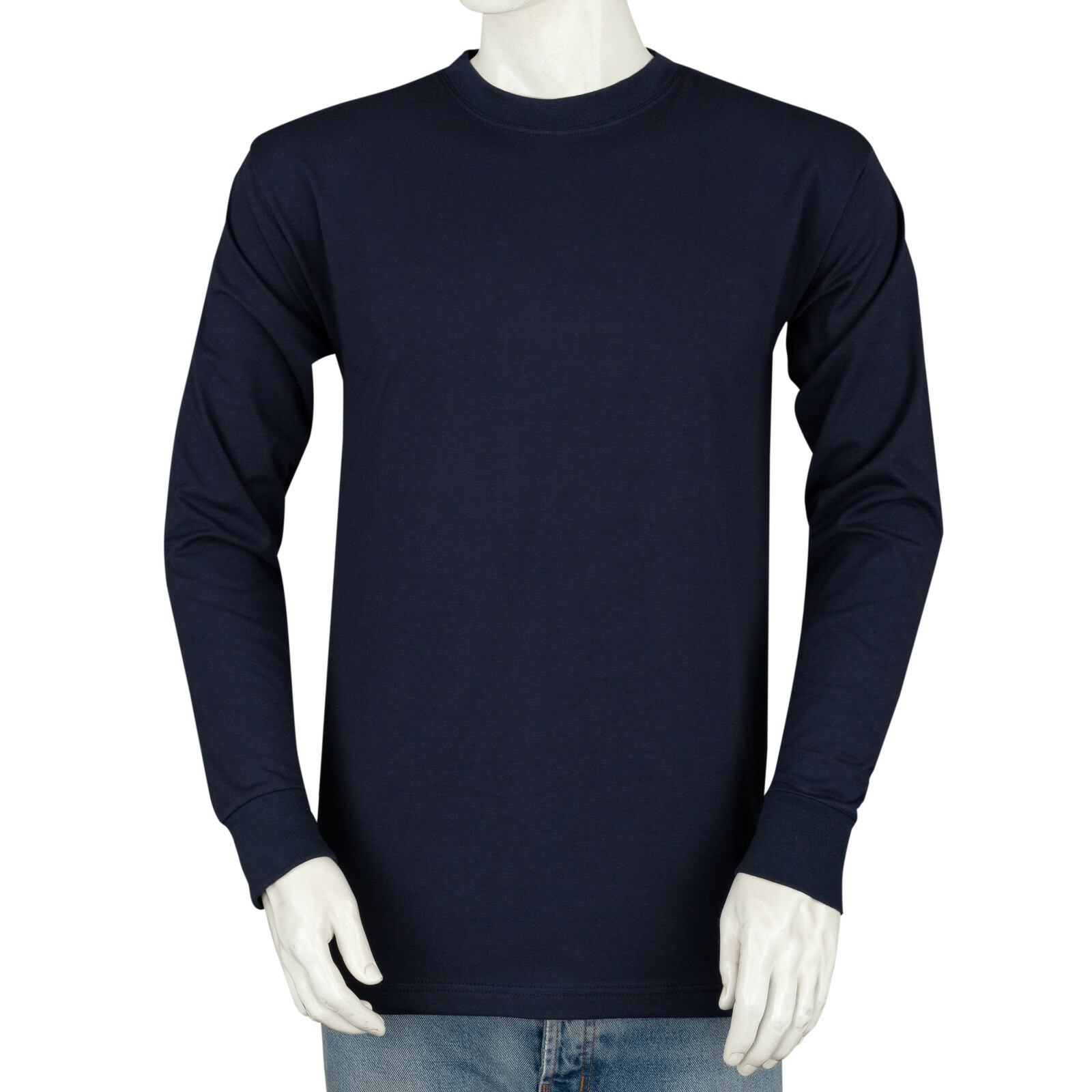 Styllion Big and Tall Mens Shirts – Crew Neck Long Sleeve – Heavy Weight – CLS